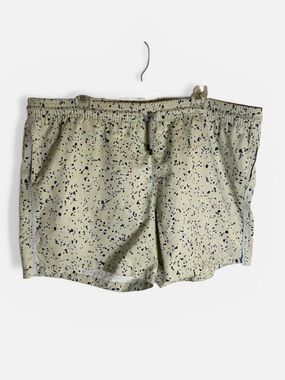 Azulu Mint Green Printed Athletic Shorts W/ Mesh Liner & Pockets Size XL